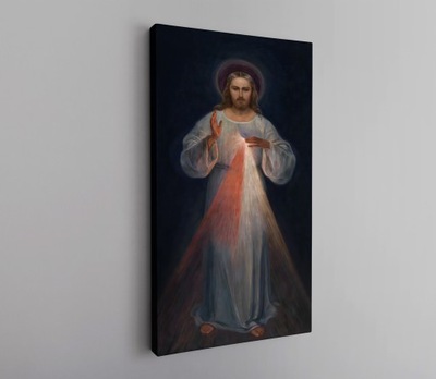 Obraz na płótnie JEZUS MIŁOSIERNY WILEŃSKI 30x60cm