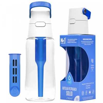 Butelka filtrująca DAFI SOLID 0,5l niebieska