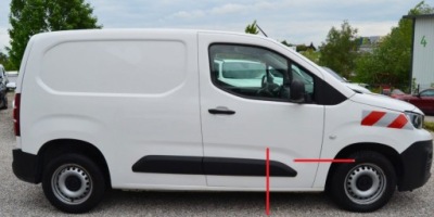 Порог угол рог  правый  передок  передняя часть partner berlingo iv 4 18- фото №1