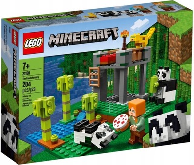 LEGO MINECRAFT ŻŁOBEK DLA PAND ZWIERZĘTA