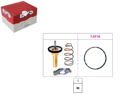 Facet термостат smart 90c fortwo ii 1,0 07- фото №1