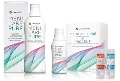 Płyn Menicare Pure 250 ml + zestaw podróżny 70 ml