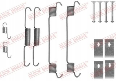 RESORTES PARA ZAPATAS DE FRENADO SUZUKI VITARA 94-98 (AKEBONO) (PARA ZAPATAS GS8641)  