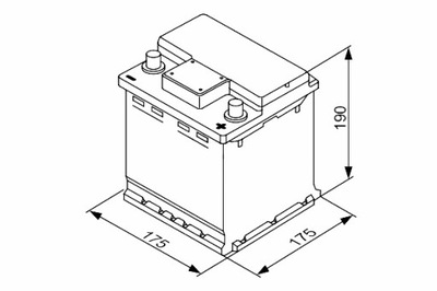 BOSCH АКУМУЛЯТОР BOSCH 12V 44AH 420A S4 P + STANDARDOWY 175X175X190