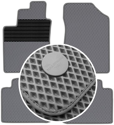 HYUNDAI SONATA V SD 2005-2010 MATS RUBBER EVA ETERNITY GRAY COLOR  