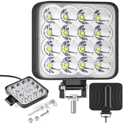 GALINGA ŽIBINTAS DARBINĖ HALOGENAS LED 48W VANDENIUI ATSPARI 12V-24V IP67 E50 METALINĖ 