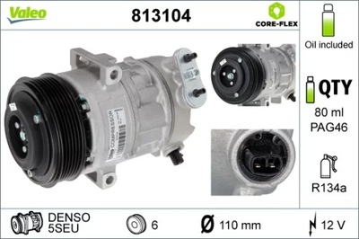 VALEO 813104 КОМПРЕСОР КОНДИЦІОНЕРА