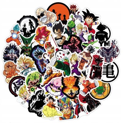 100 PIEZAS CARTOON DRAGON BALL PEGATINAS ANIME LOK6523  