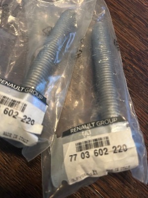 Болт рычага renault оригинальный номер megane iii 7703602220 фото №1