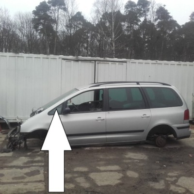 Стекло кузовная левая перед seat alhambra i fl фото №1