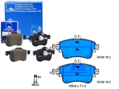 Комплект тормозных колодок тормозных ate 64204820 130470277 фото №1