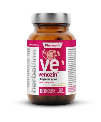 Venozin 60 kapsułek 29,49 g pharmovit (herballine)