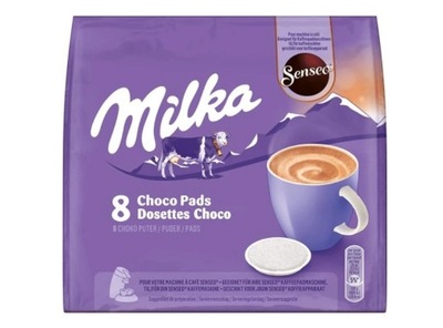 MILKA SENSEO PADS GORĄCA CZEKOLADA 8 SASZETEK