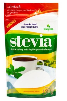 Słodzik Stevia puder doypack 150g