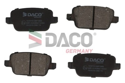 ZAPATAS DE FRENADO DACO- LANDROVER FREELANDER 06-TYL  