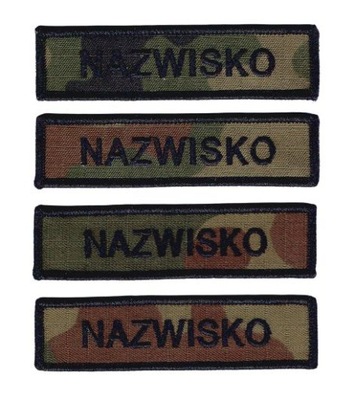 NAME PATCH IMIENNIK NAZWISKO US-22 NASZYWKA 2723R