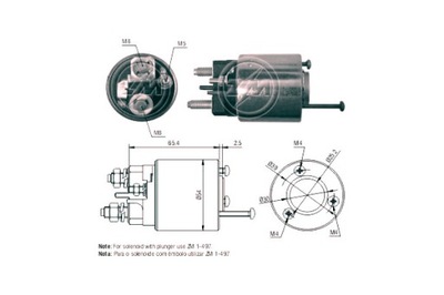 ERA CONMUTADOR ELECTROMAGNÉTICO ERA CITROEN PEUGEOT FIAT  