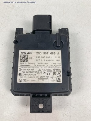 Радар distronic ассистент поперечина 2q0907686j фото №1