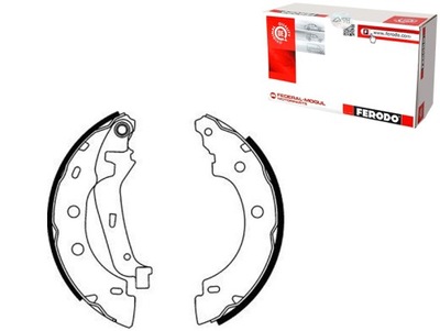 Ferodo гальмівні колодки гальмівні dacia logan logan ii sand фото №1