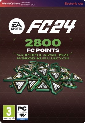 EA FC 24 2800 FC POINTS PC | PL! | WIELOSZTUKA! |HIT!|