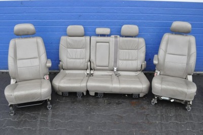 Toyota tundra i 2006 сиденья заднее сиденье кожа фото №1