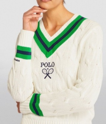 POLO RALPH LAUREN - SWETER WARKOCZ LOGO L