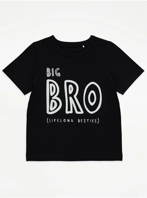 GEORGE t-shirt black Big Bro 128-134