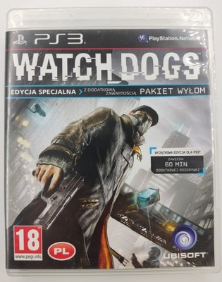 WATCH DOGS POLSKIE WYDANIE PS3