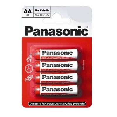Panasonic baterie AA R6 4szt