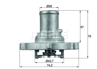 TERMOSTATO SISTEMAS DE REFRIGERACIÓN TI 122 87D  