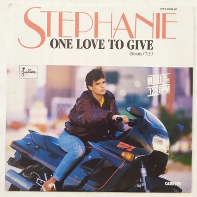 Stephanie – One Love To Give - MAXI SP12''