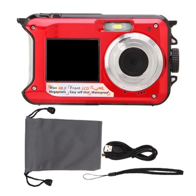 16X HD 2.7K 48MP Waterproof Digital Zoom Camera