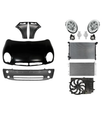 Mini cooper r50 r52 04-06 капот бампер крыло фото №1