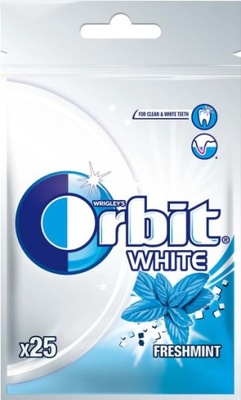 ORBIT WHITE FRESHMINT GUMA DO ŻUCIA BEZ CUKRU 35 G