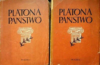Platona Państwo Tom I i II 1948 r.