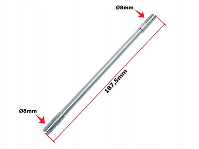 SMEIGTUKAS CILINDRO ATV 150 GY6-150 DIABLO DEŠINIOJI M8X1 