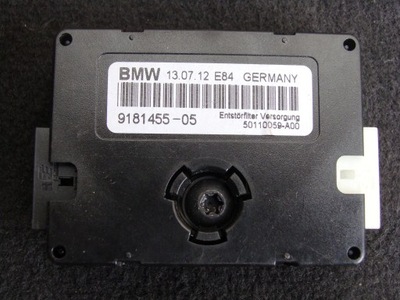 BMW X1 E84 MÓDULO FILTRO PRZECIWZAKLOCENIOWY 9181455  