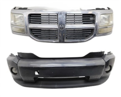 Бампер передній решітка  фара перед - dodge nitro 06-11 фото №1