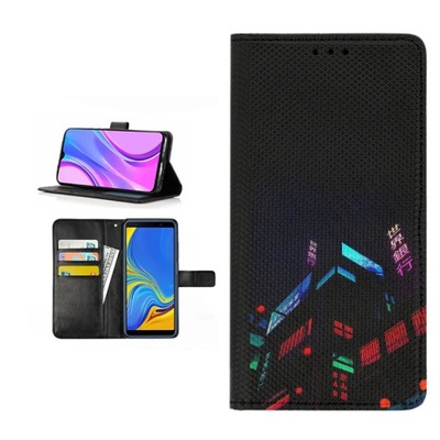 ETUI Z KLAPKĄ DO SAMSUNG GALAXY A13 WZORY Cyberbunk