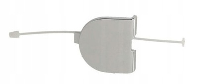 Fiat 500 заглушка фаркоп буксировочный задняя хром nowa фото №1