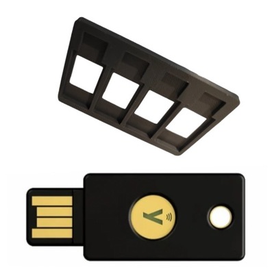 Yubikey etui na 4 sztuki Yubikey 5 NFC ochrona klucza pokrowiec szare