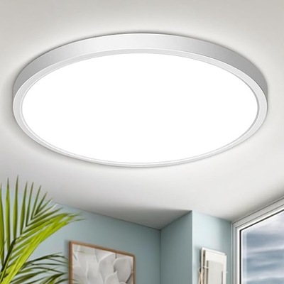 Lampa sufitowa LED Płaski panel, 18 W Białe Światło 5000K 23 cm
