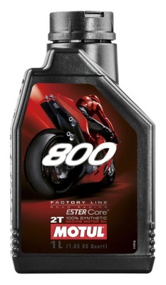 MOTUL МАСЛО ДВИГУН 800 2T SYNTETYCZNY ROAD RACING FACTORY LINE 1L