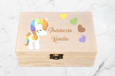 PERSONALIZOWANE DREWNIANE PUDEŁKO