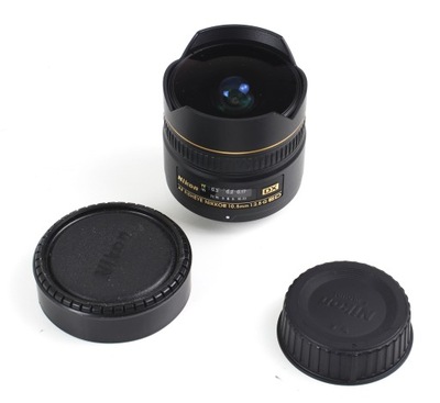 IDEALNY JAK NOWY AF FISHEYE NIKKOR NIKON DX 10.5MM 1:2.8 G ED