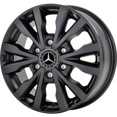 NEW ALLOY WHEELS (TITANIUM) MAKE PLATIN-MERCEDES 16