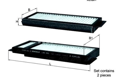 ФИЛЬТР САЛОНА САЛОНА KNECHT 80000406 CC1204