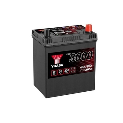 АККУМУЛЯТОР YUASA 12V 36AH/330A YBX3000 SMF MOŻLIWY DOWÓZ МОНТАЖ