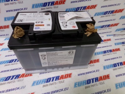 BMW BATTERY EFB 70AH 700A RIGHT PLUS 18R 6991365 Buy (used, new