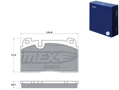 КОЛОДКИ ТОРМОЗНЫЕ AUDI Q5 12- ПЕРЕД TOMEX BRAKES